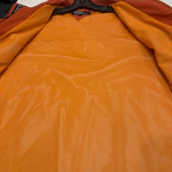 Polo Ralph Lauren Sport Vintage Woman’s Jacket Zip Up Orange Mesh Lining Size L - Picture 13 of 14